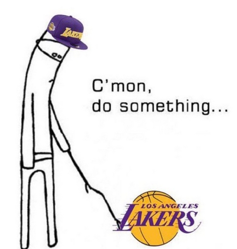 Let the wind and rain hit me😅I remain unmoved! Lakers fans: Please do something 🙃