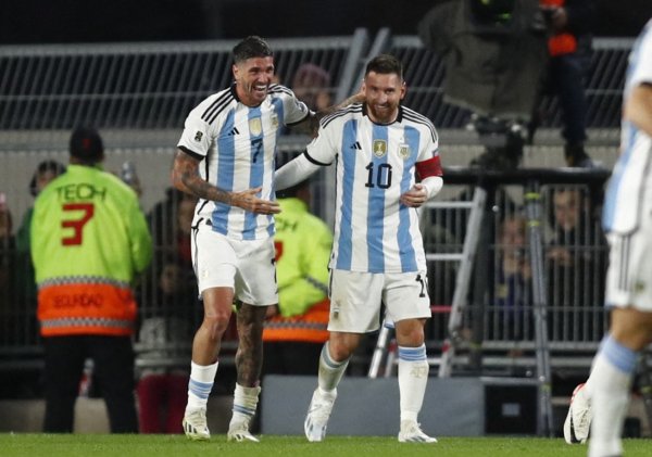Messi and DePaul played 62 games side by side with the national team, and only scored one goal in the Copa America