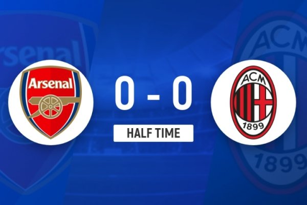 Leo misses the opportunity, Nvanelli makes a dangerous move, Milan scores zero, Arsenal temporarily 0-0 Milan