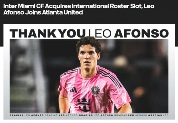 Official: Miami International striker Leonardo Alfonso joins Atlanta United