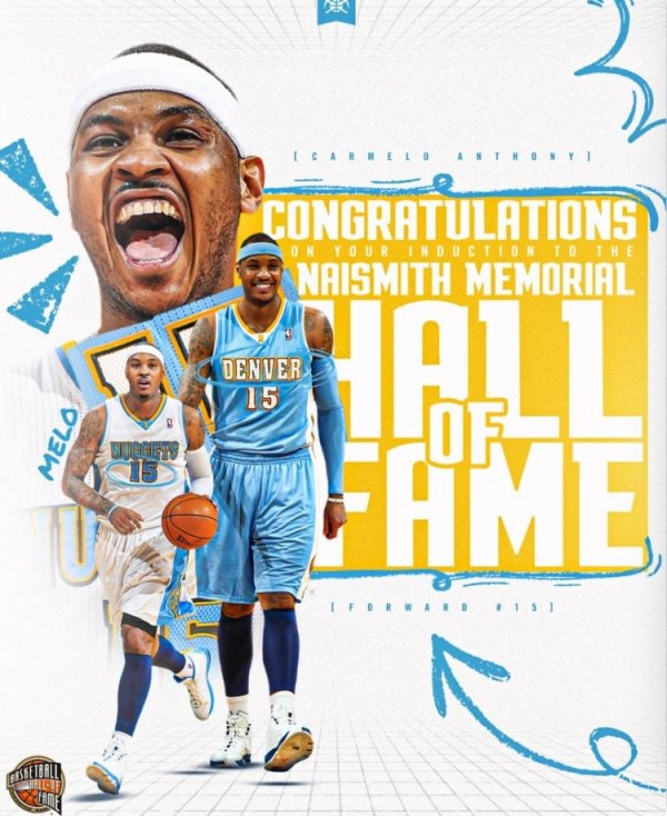 Nuggets Official: Basketball Legends Wins the Naismith Hall of Fame Congratulations to Melon