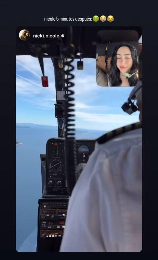 Yamal and his girlfriend were on vacation in Croatia, and he complained that his girlfriend got airsick after just 5 minutes in the helicopter.