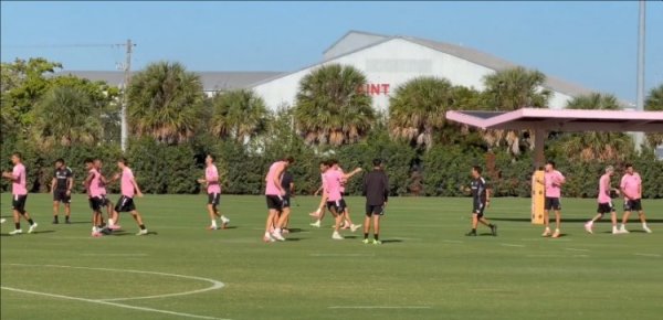 Reporter: Messi was absent from Inter Miami’s training on Tuesday, and Beckham watched the training session