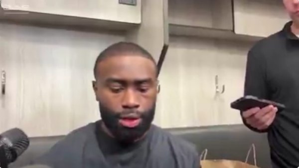 Jaylen Brown: The referee allowed his opponent to have too much physical contact with me. I’m really fed up with this shit.